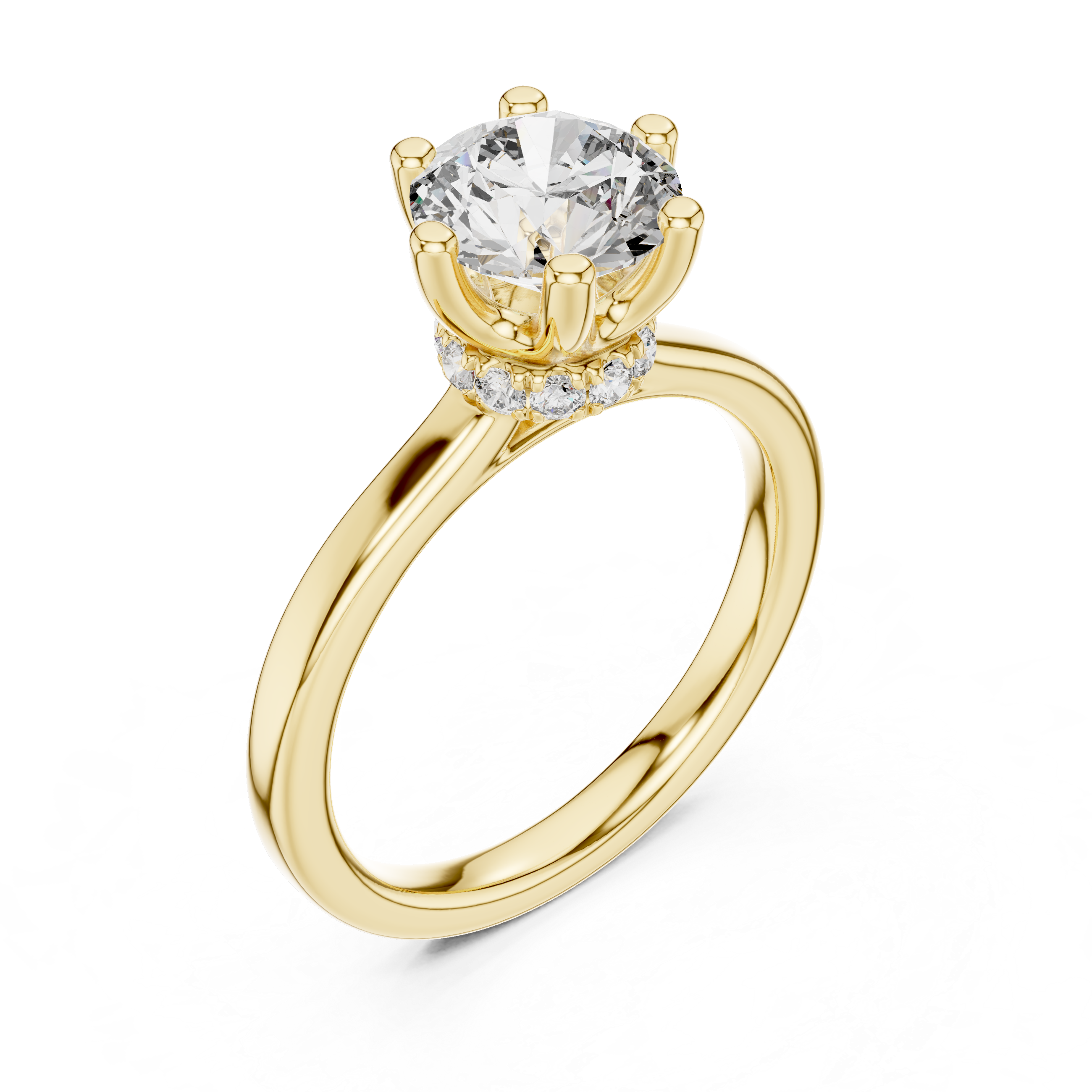 Aurora Gleam Lab Grown Diamond Bypass Ring