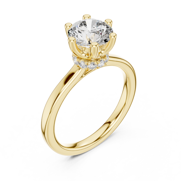 Aurora Gleam Lab Grown Diamond Bypass Ring