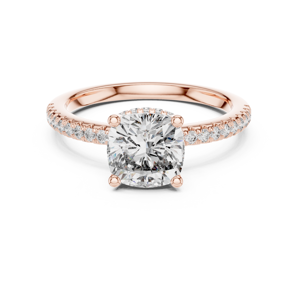 Desert Rose Lab Grown Diamond Pave Ring