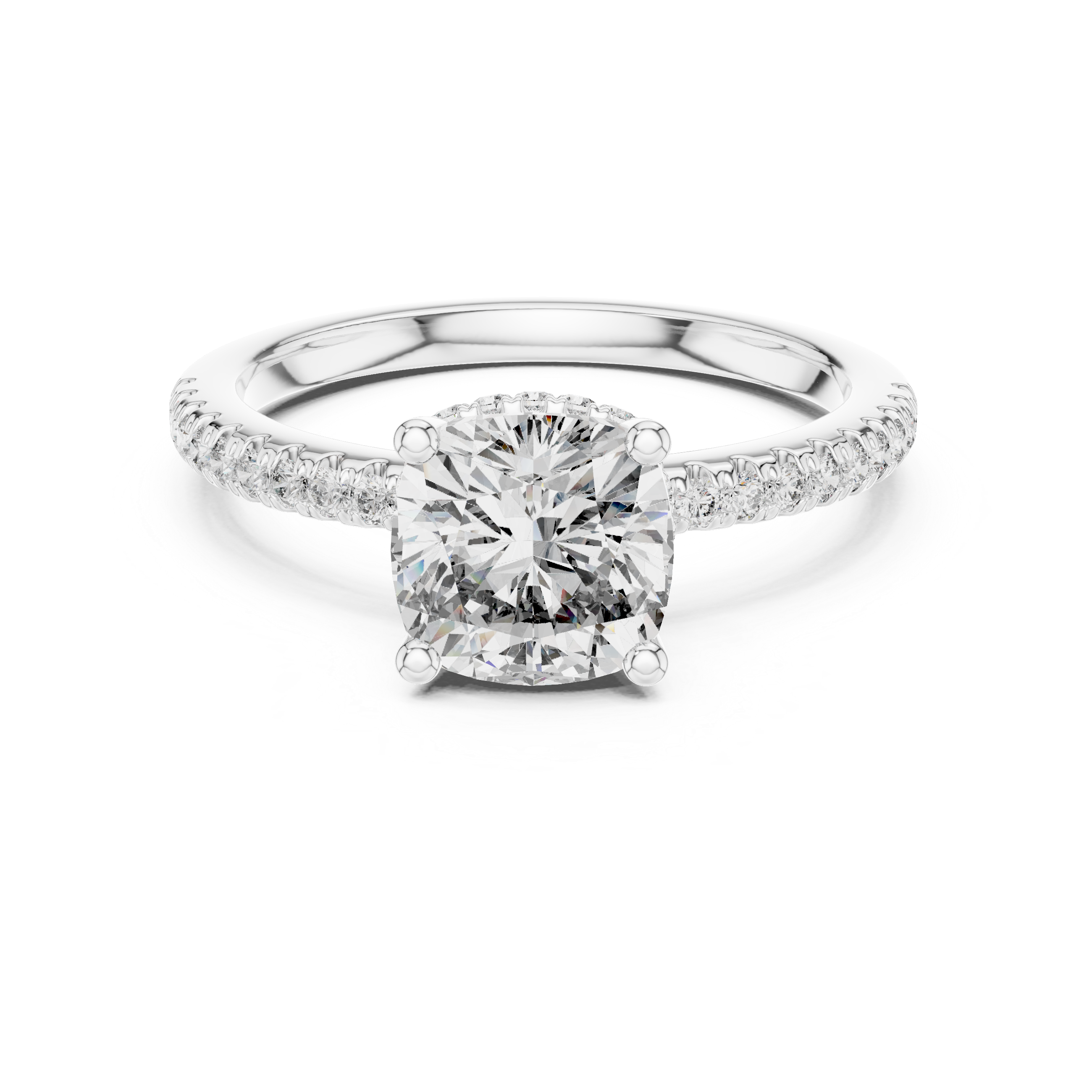 Desert Rose Lab Grown Diamond Pave Ring