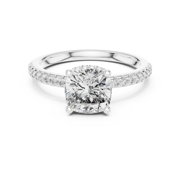 Desert Rose Lab Grown Diamond Pave Ring