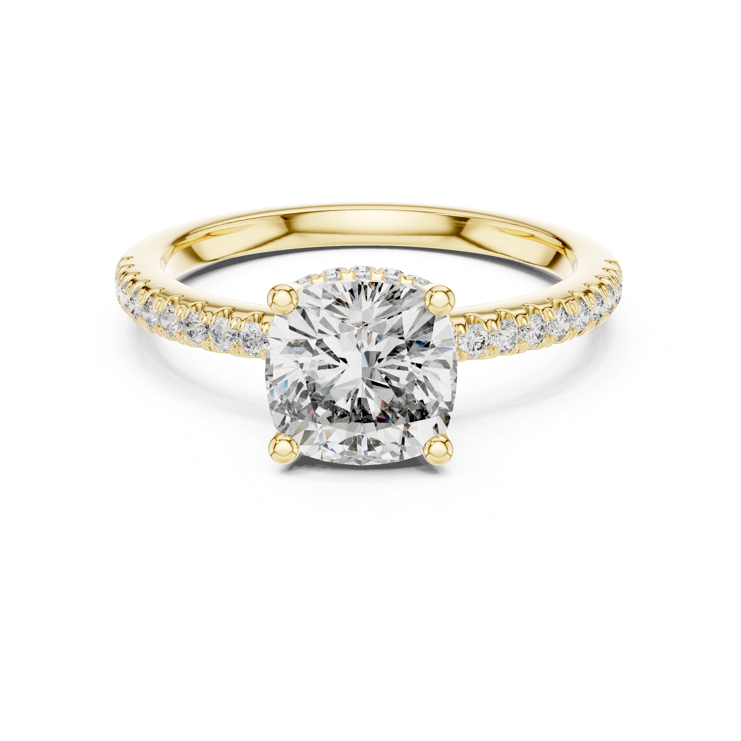 Desert Rose Lab Grown Diamond Pave Ring