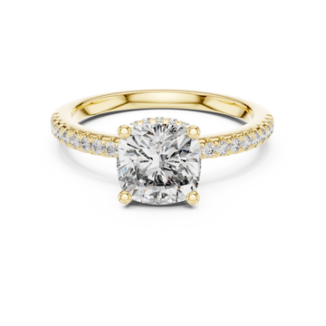 Desert Rose Lab Grown Diamond Pave Ring