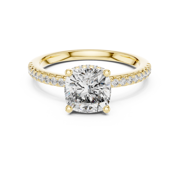 Desert Rose Lab Grown Diamond Pave Ring