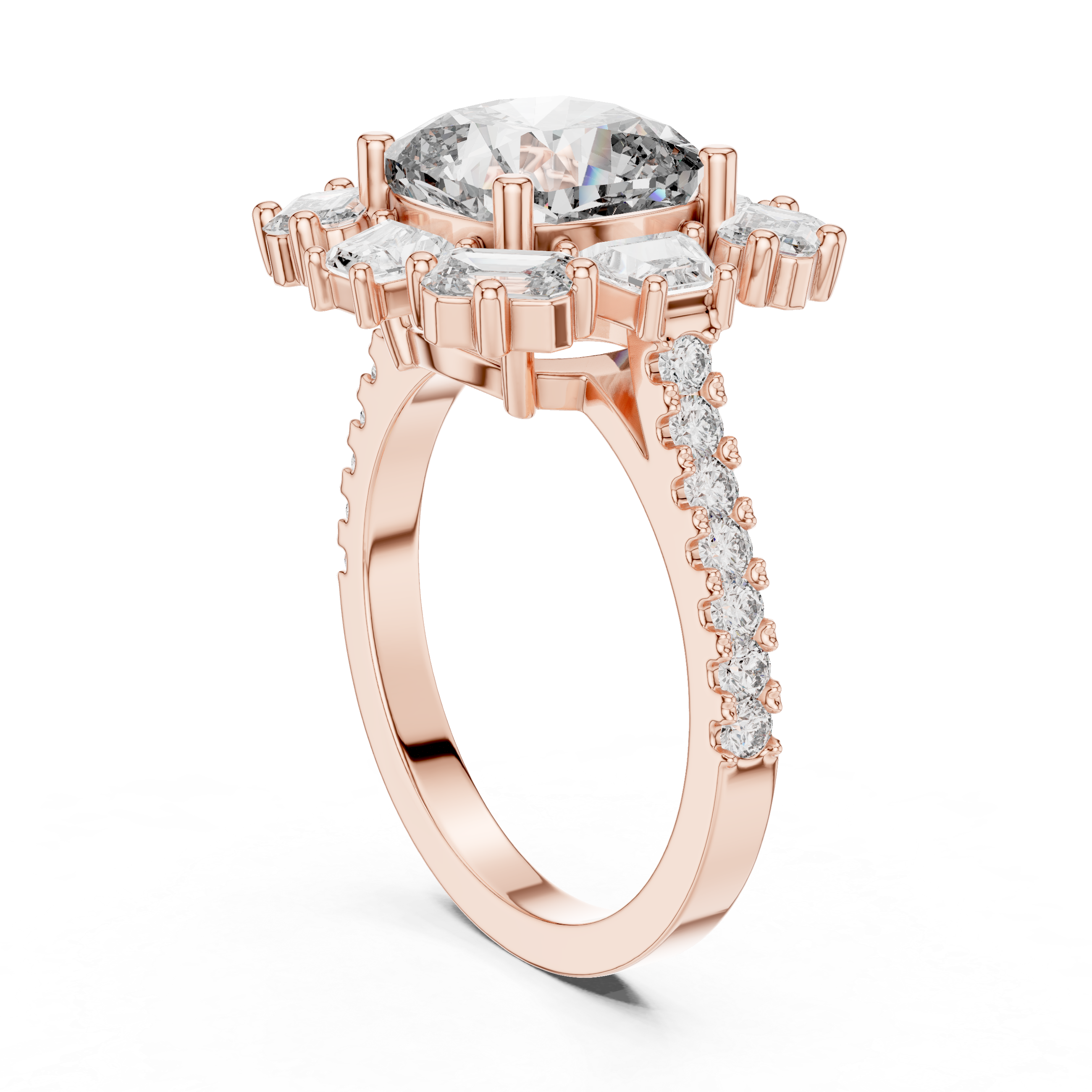 Island Current Lab Grown Diamond Fluid Ring