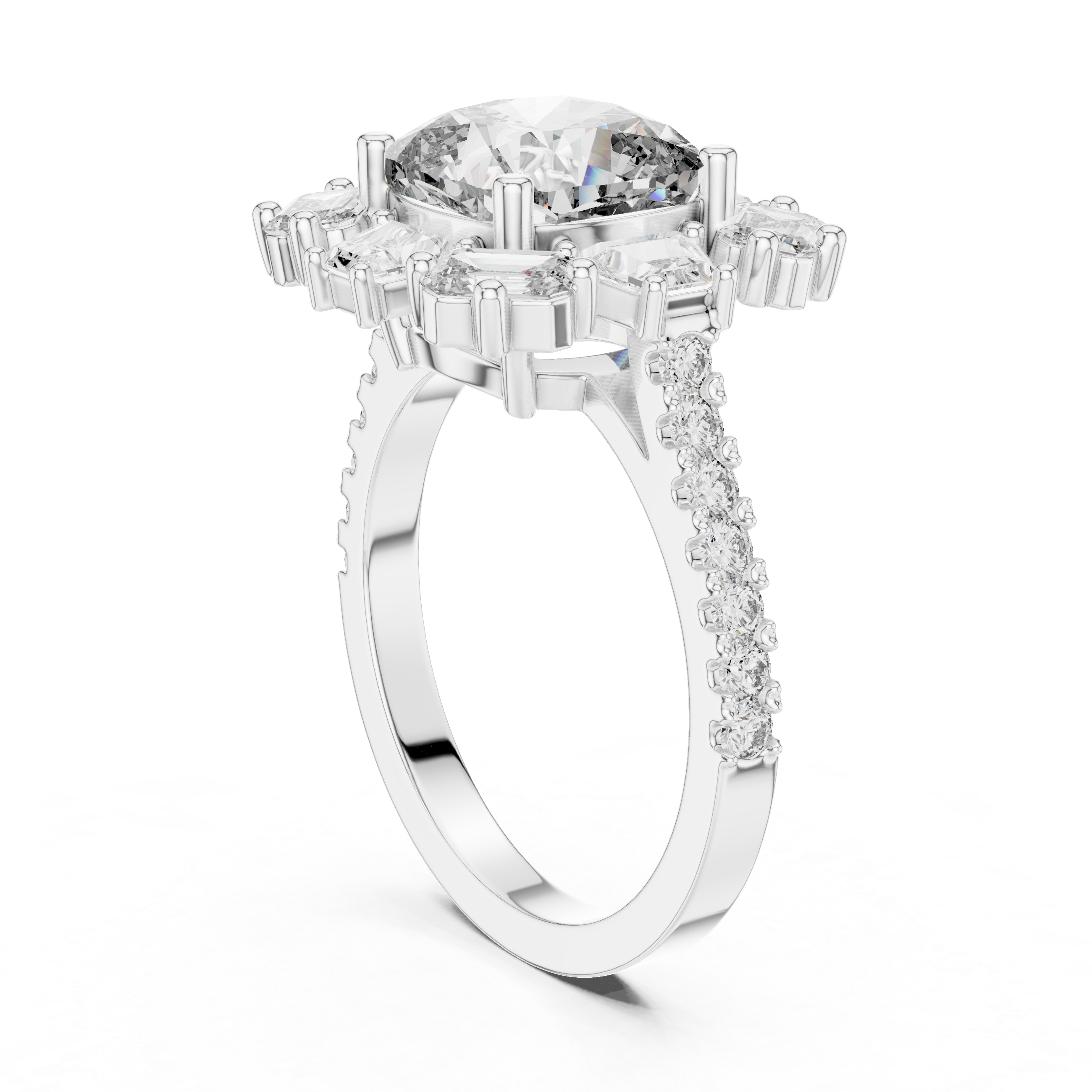 Island Current Lab Grown Diamond Fluid Ring