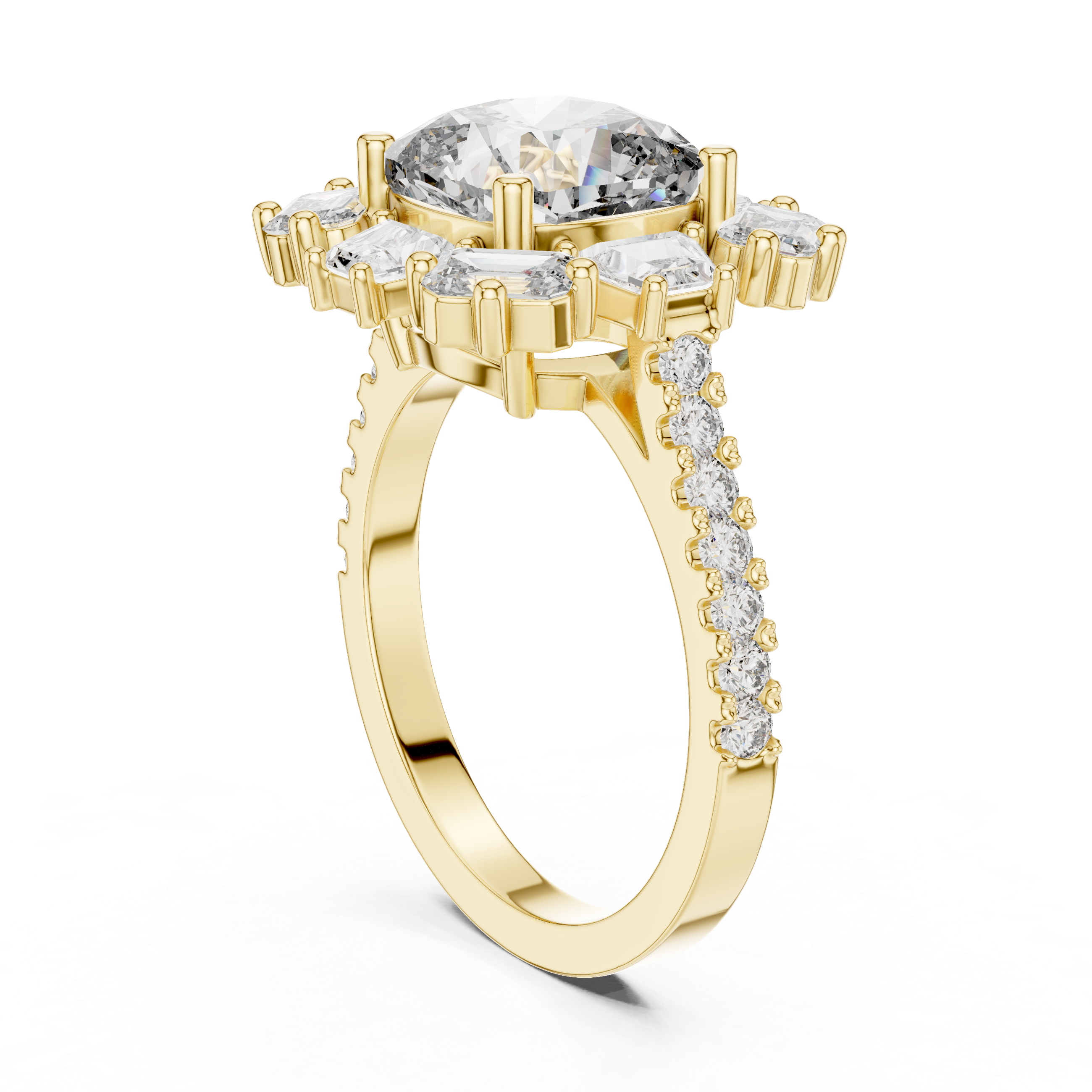 Island Current Lab Grown Diamond Fluid Ring