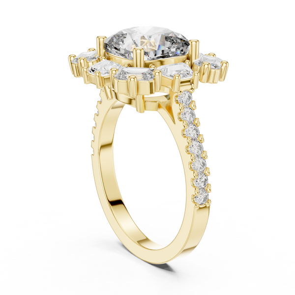 Island Current Lab Grown Diamond Fluid Ring