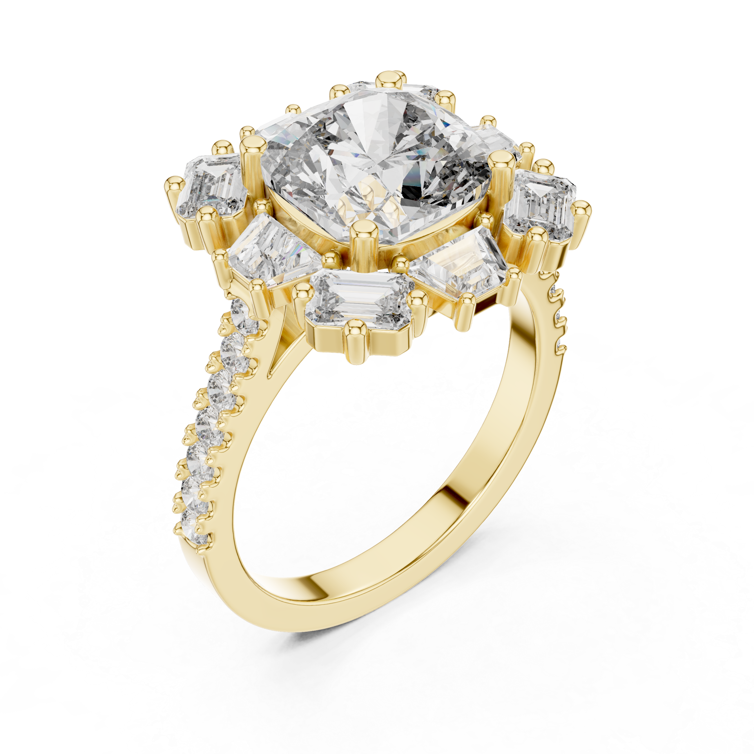 Island Current Lab Grown Diamond Fluid Ring
