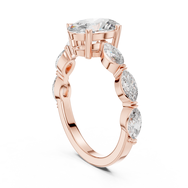Mystic Knot Lab Grown Diamond Celtic Ring