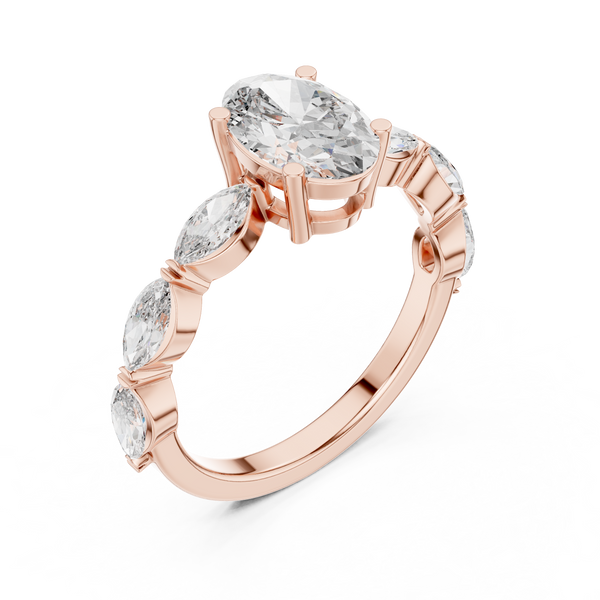 Mystic Knot Lab Grown Diamond Celtic Ring