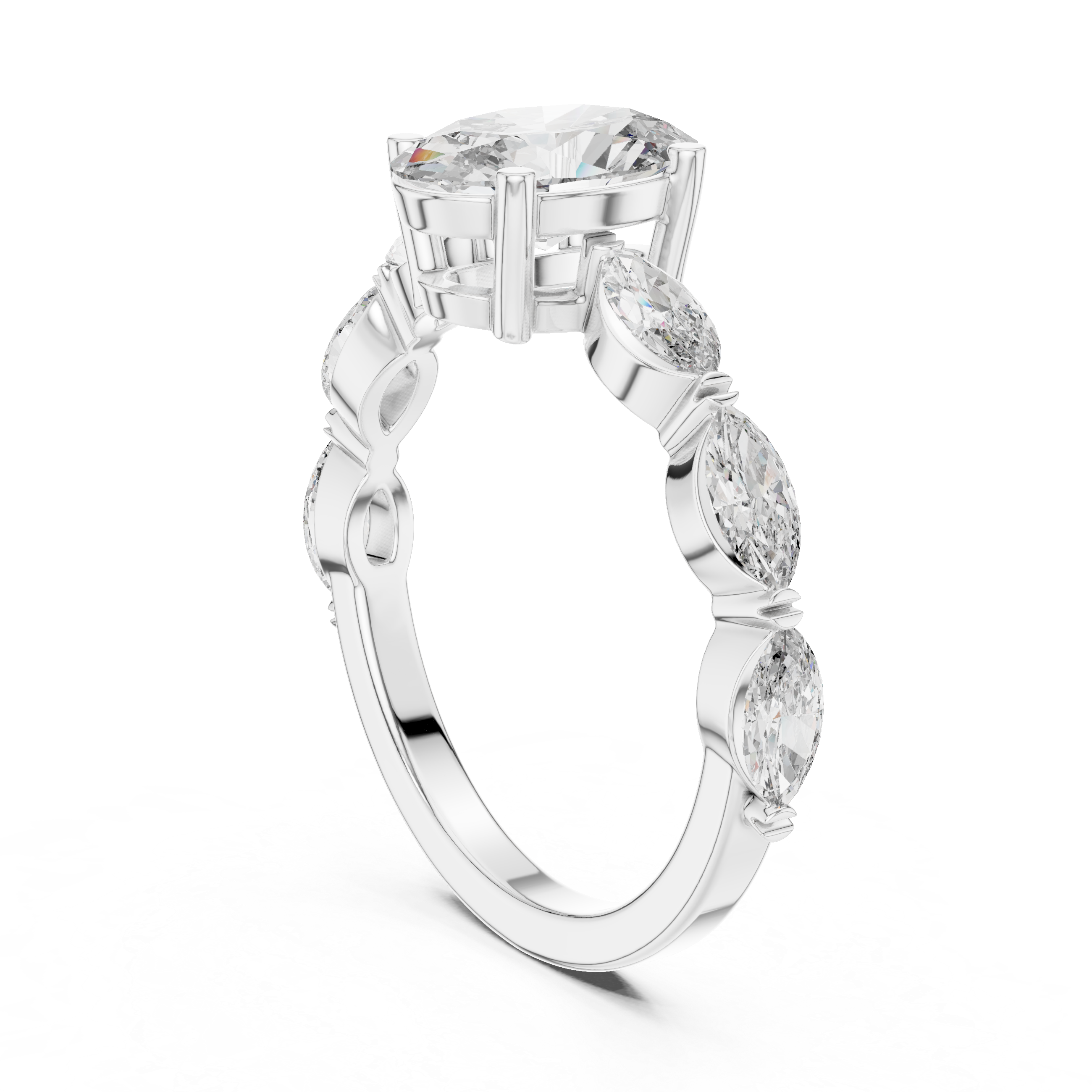 Mystic Knot Lab Grown Diamond Celtic Ring