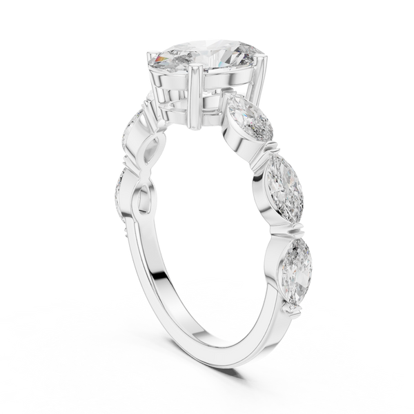 Mystic Knot Lab Grown Diamond Celtic Ring