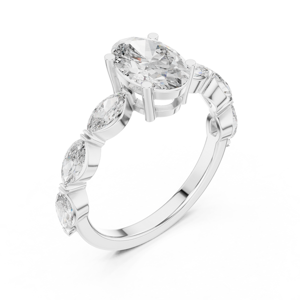 Mystic Knot Lab Grown Diamond Celtic Ring