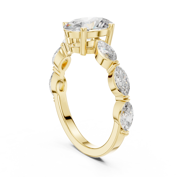 Mystic Knot Lab Grown Diamond Celtic Ring