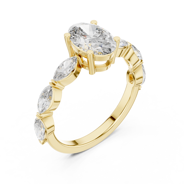 Mystic Knot Lab Grown Diamond Celtic Ring