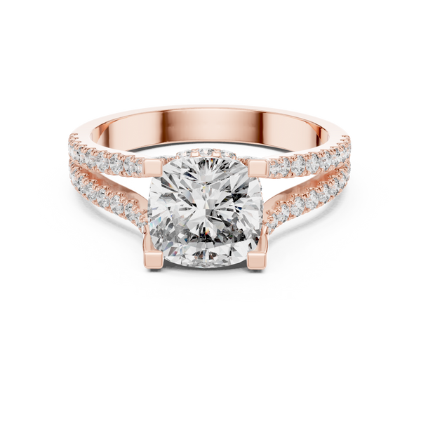 Dawn Mist Lab Grown Diamond Frosted Ring