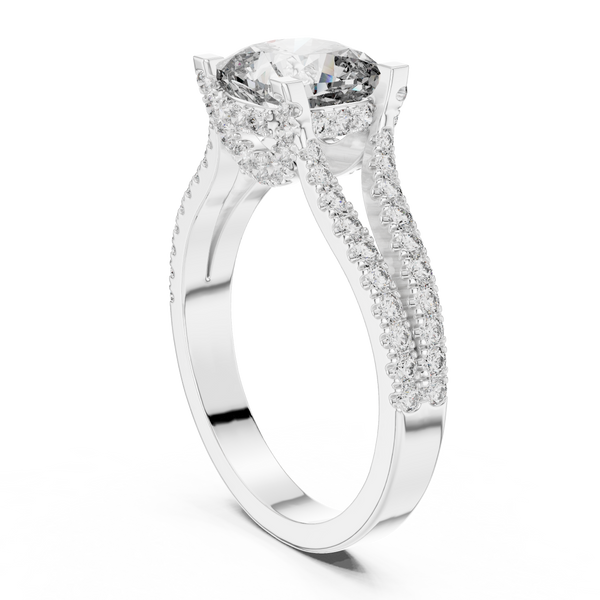 Dawn Mist Lab Grown Diamond Frosted Ring