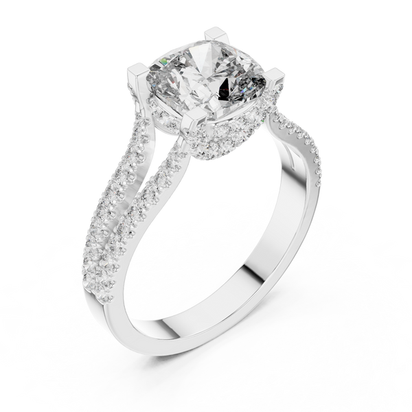 Dawn Mist Lab Grown Diamond Frosted Ring