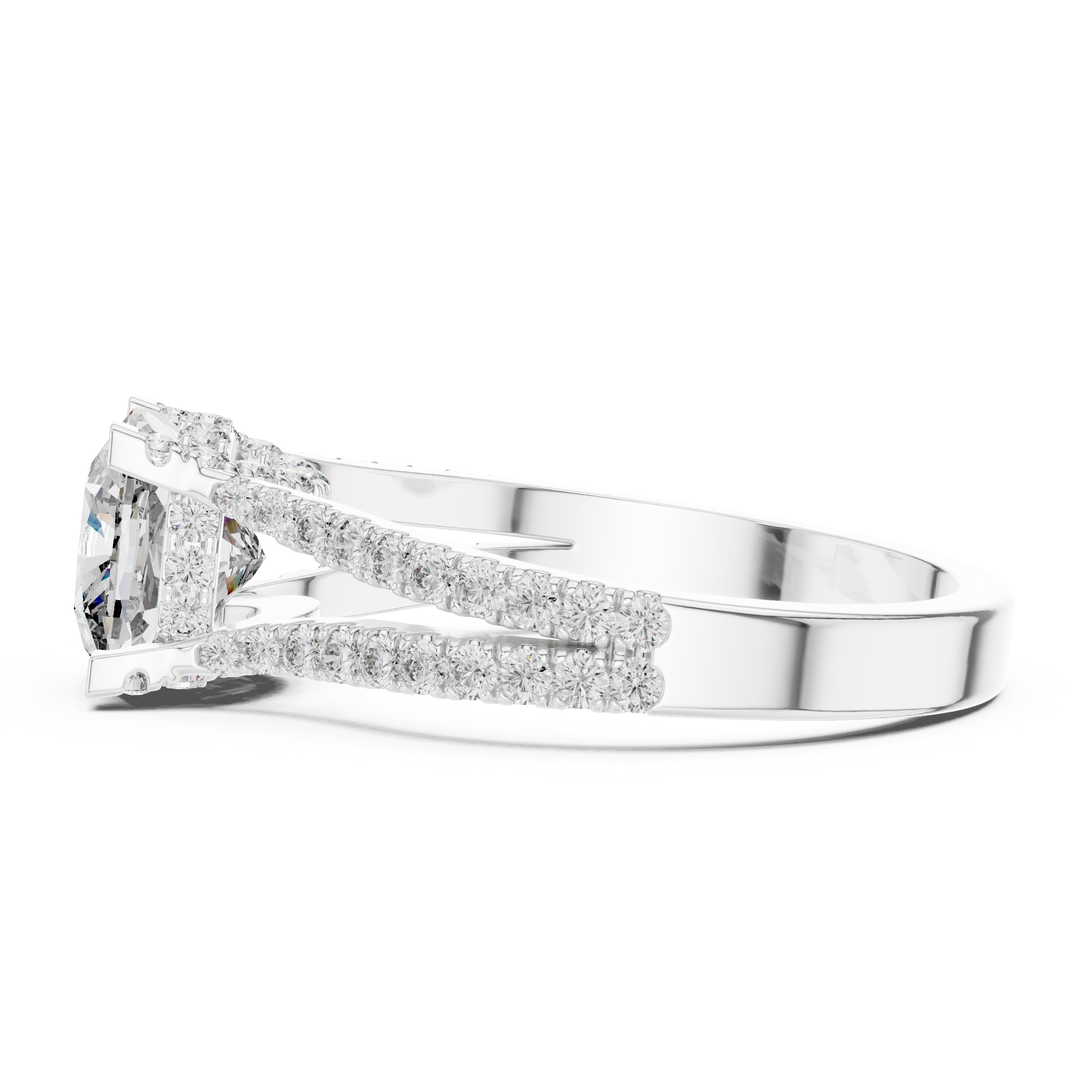 Dawn Mist Lab Grown Diamond Frosted Ring