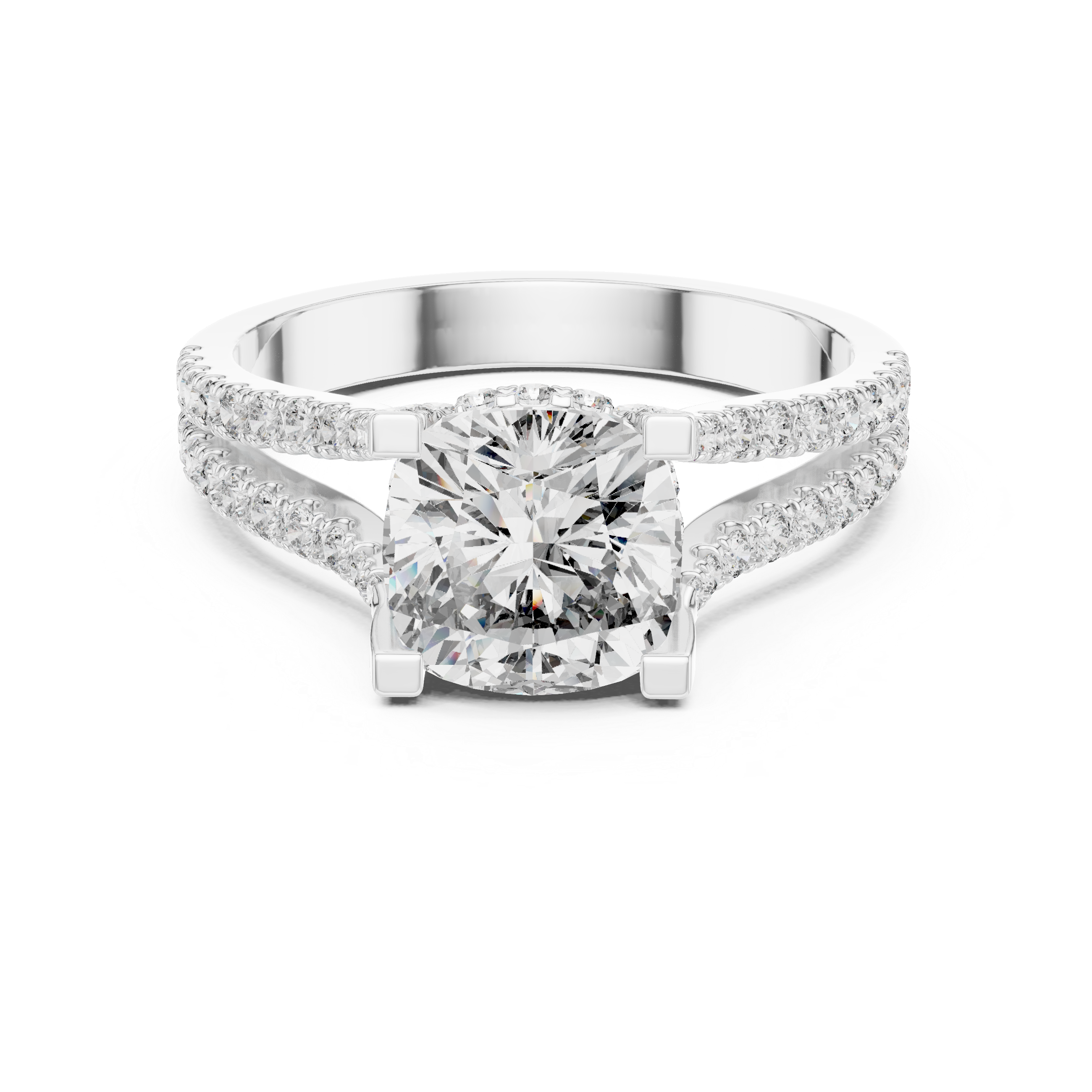Dawn Mist Lab Grown Diamond Frosted Ring