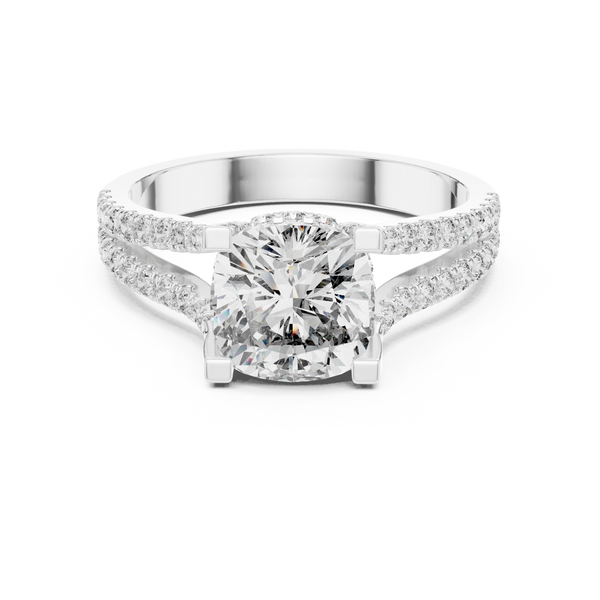 Dawn Mist Lab Grown Diamond Frosted Ring