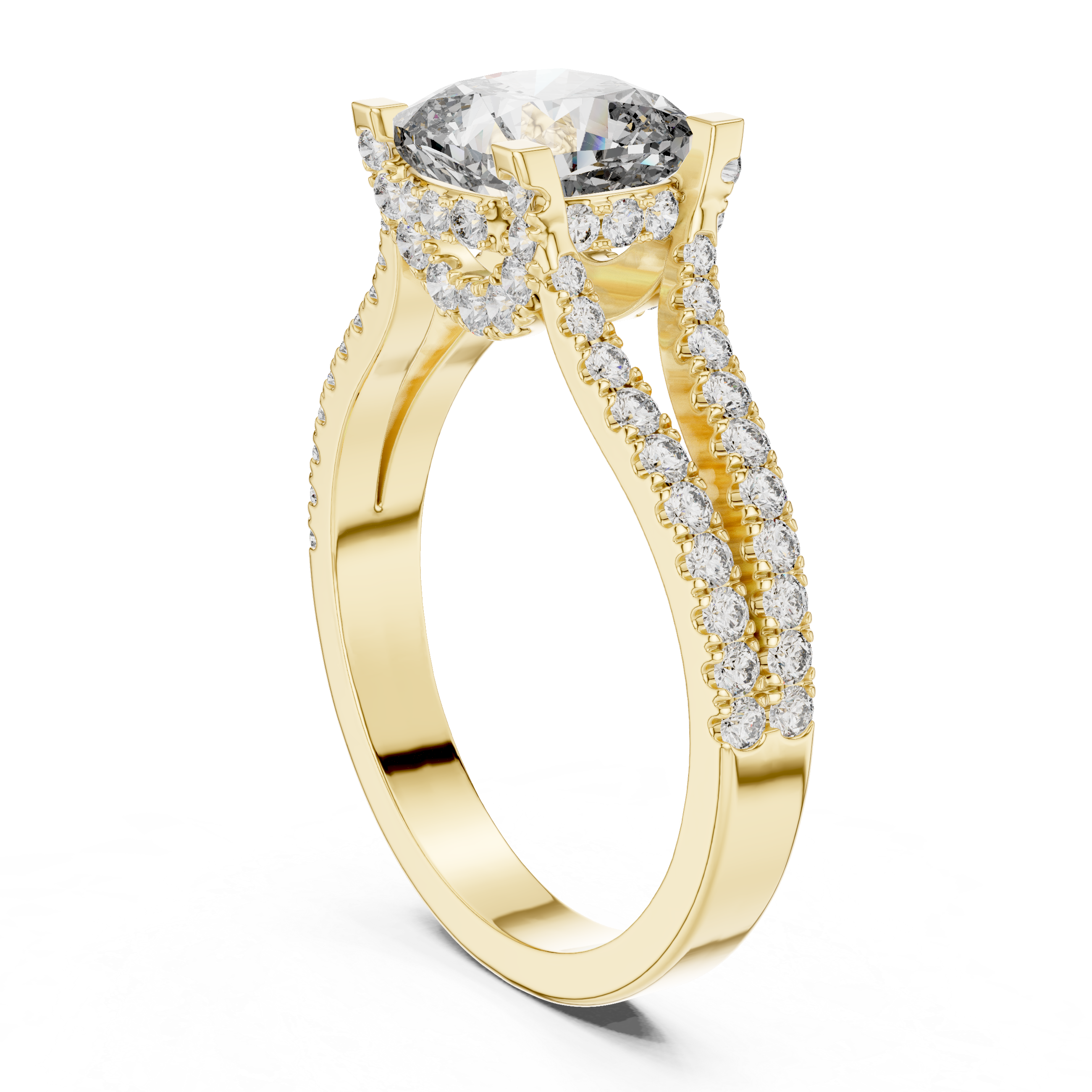 Dawn Mist Lab Grown Diamond Frosted Ring