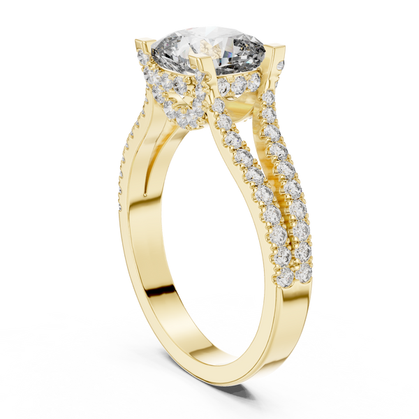 Dawn Mist Lab Grown Diamond Frosted Ring