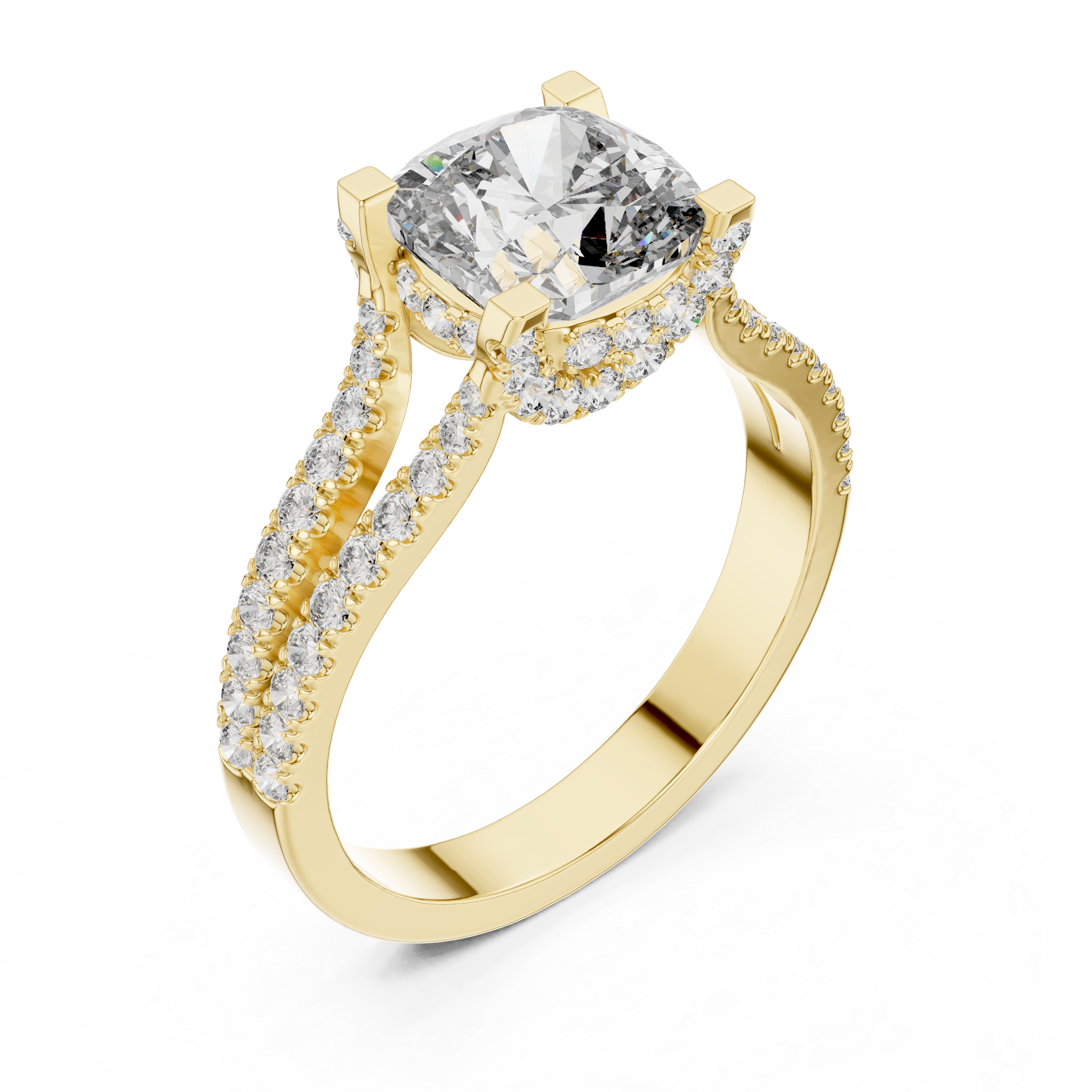 Dawn Mist Lab Grown Diamond Frosted Ring