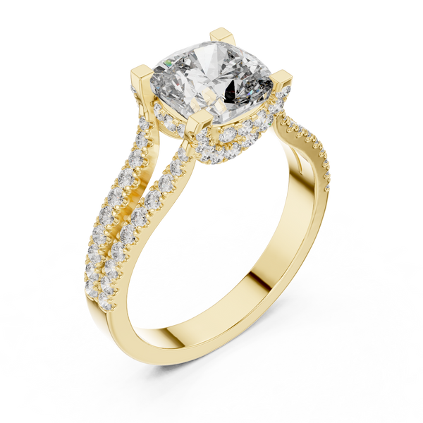 Dawn Mist Lab Grown Diamond Frosted Ring