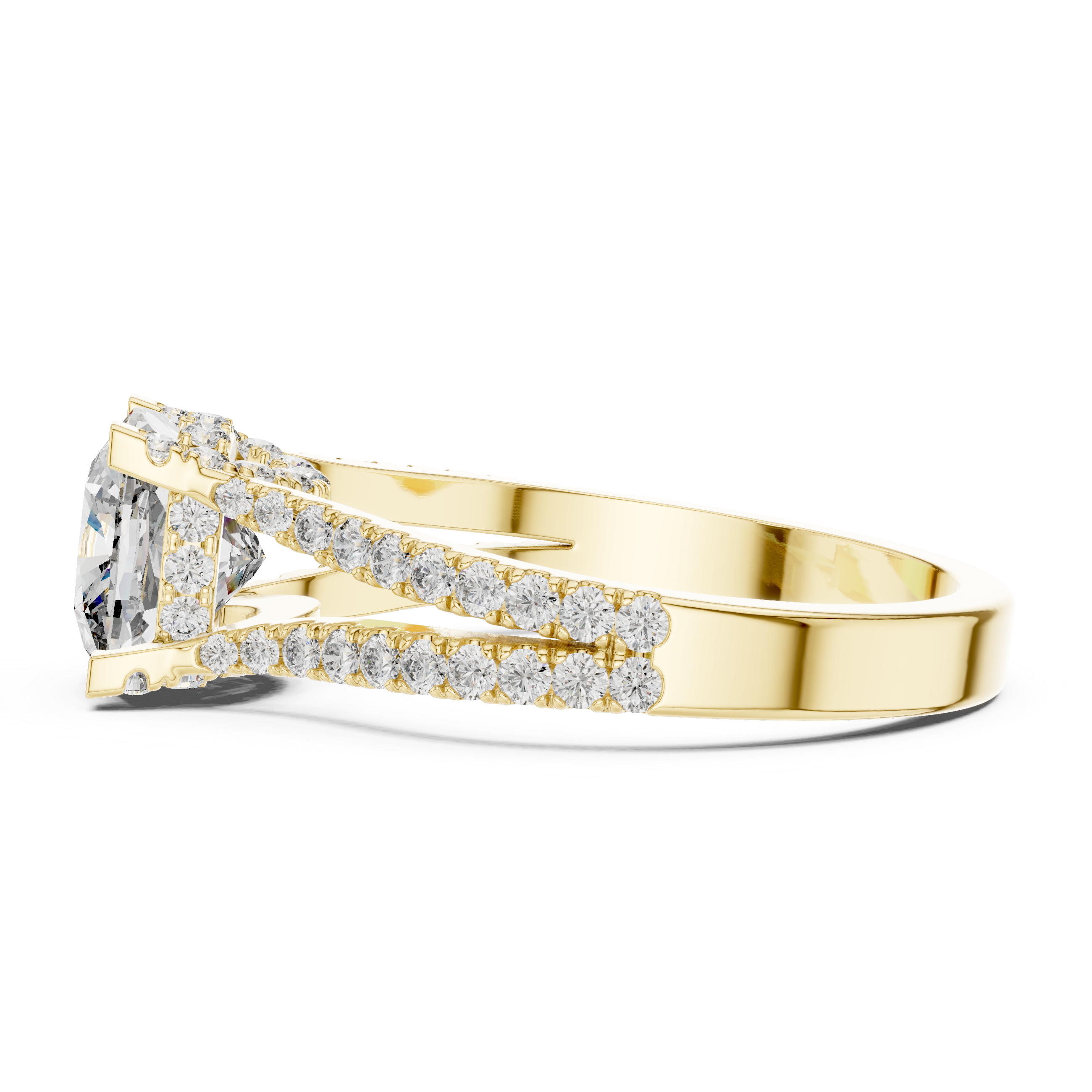 Dawn Mist Lab Grown Diamond Frosted Ring