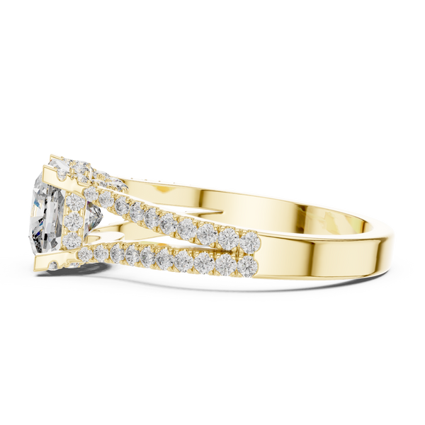 Dawn Mist Lab Grown Diamond Frosted Ring
