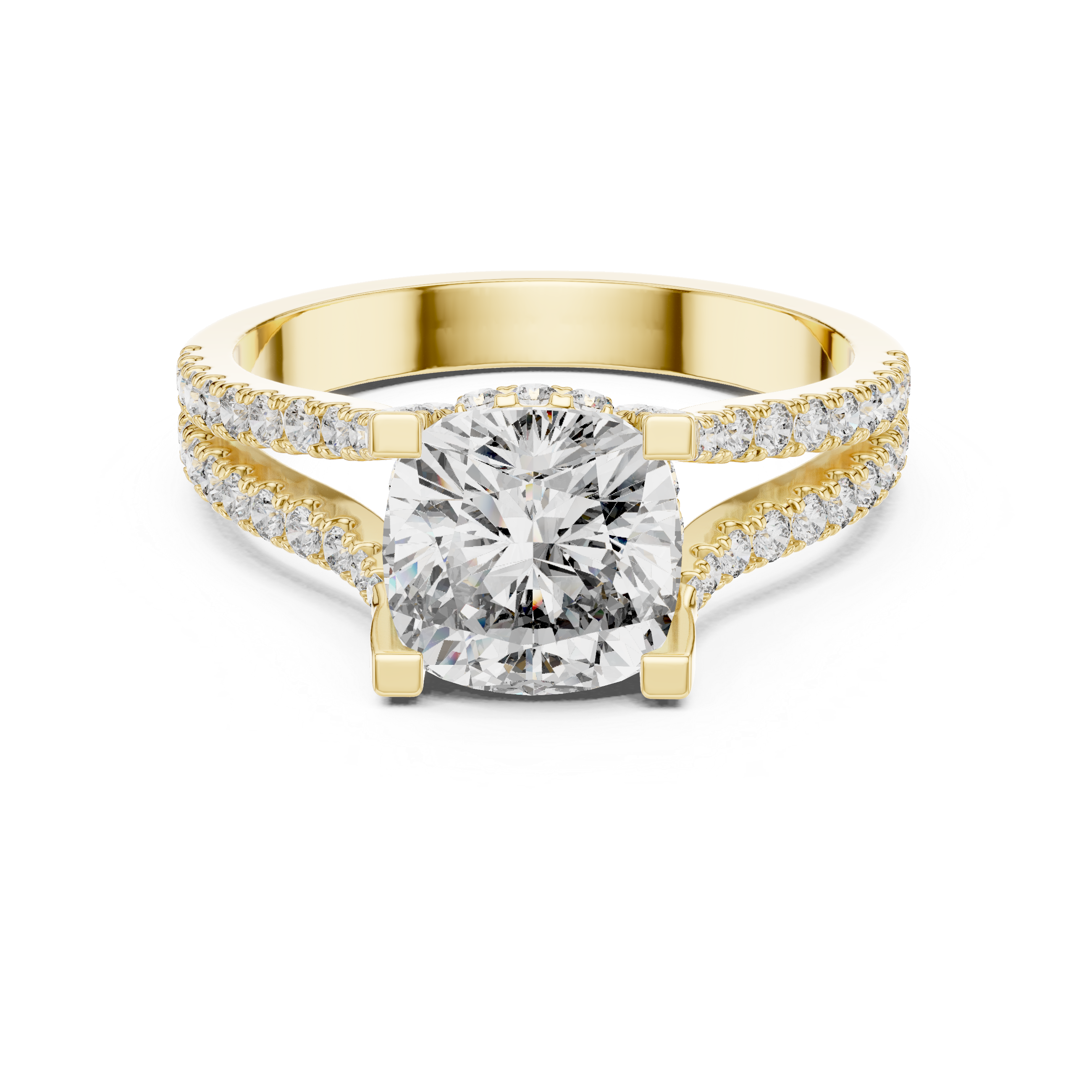 Dawn Mist Lab Grown Diamond Frosted Ring