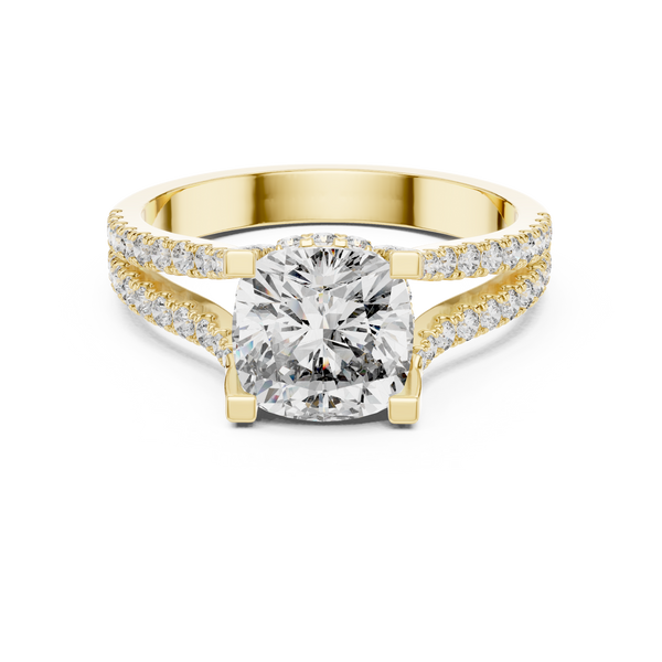 Dawn Mist Lab Grown Diamond Frosted Ring
