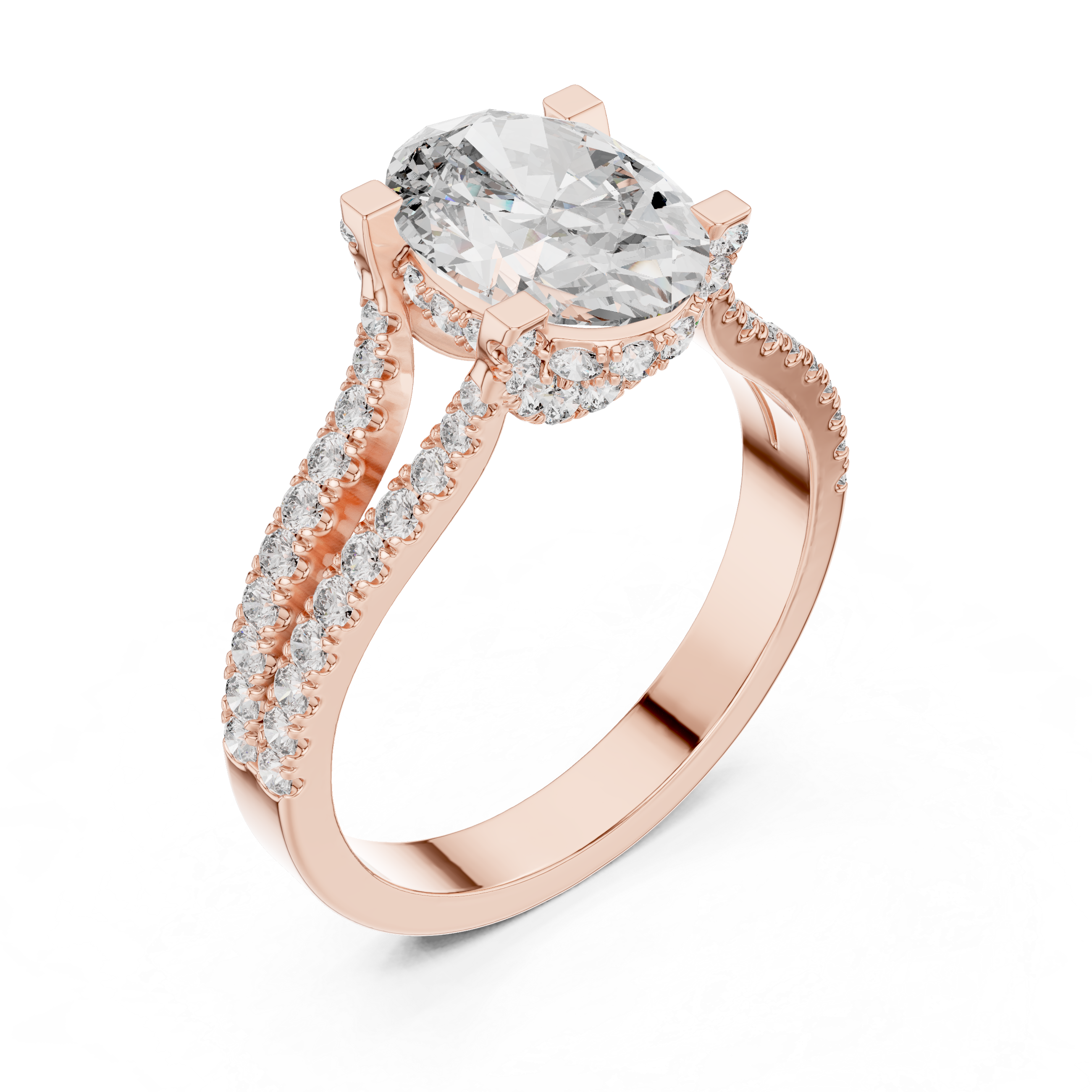 Arctic Mirror Lab Grown Diamond Asscher Ring