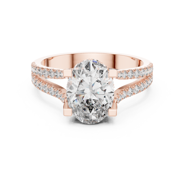 Arctic Mirror Lab Grown Diamond Asscher Ring
