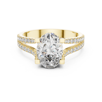 Arctic Mirror Lab Grown Diamond Asscher Ring