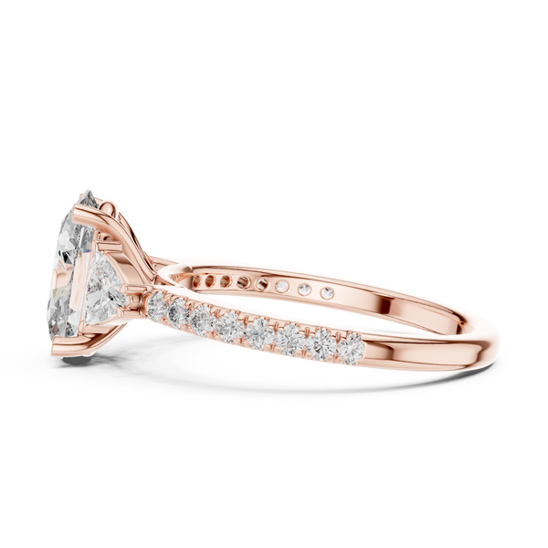 Floating Lily Lab Grown Diamond Tension Ring