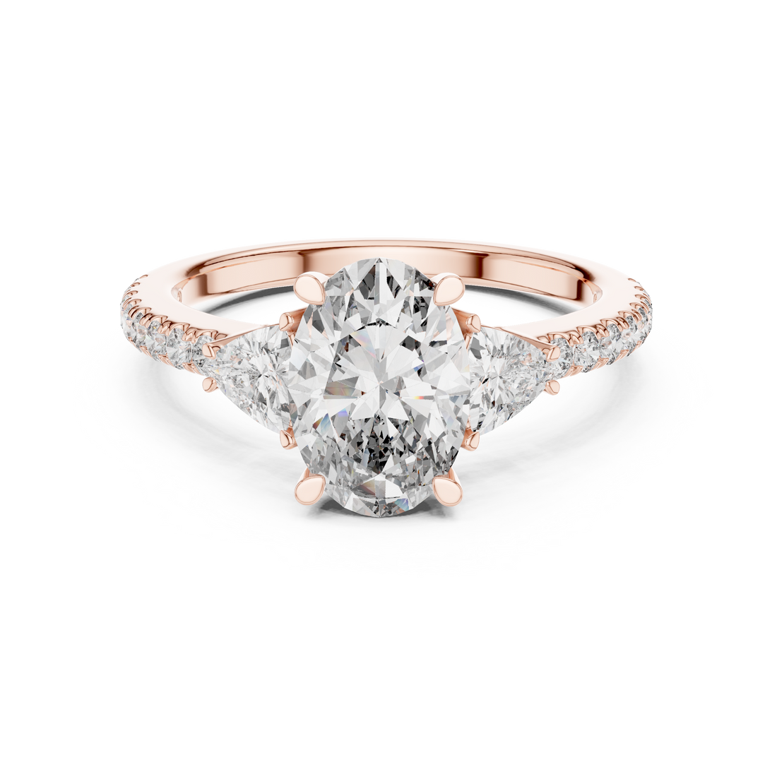 Floating Lily Lab Grown Diamond Tension Ring