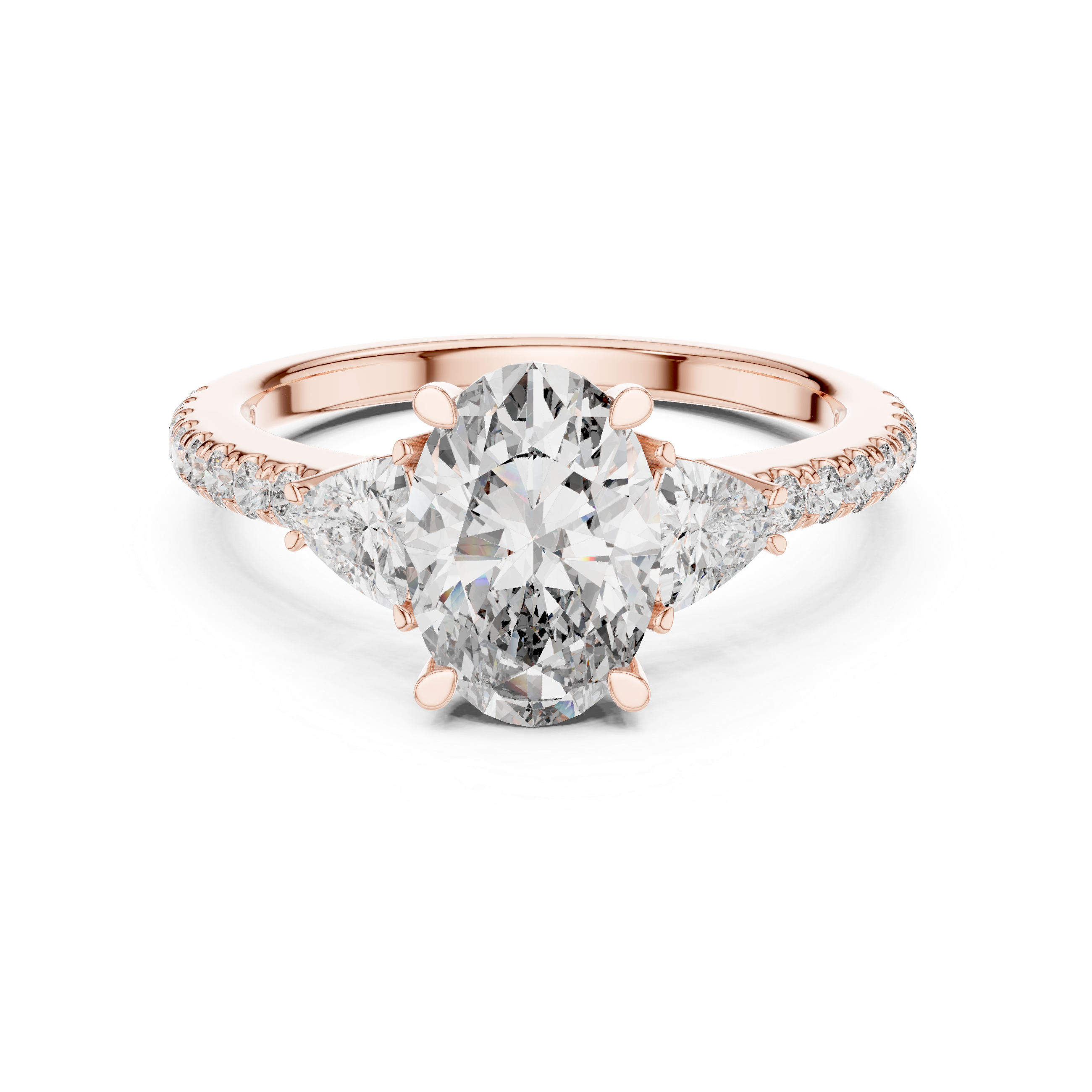 Floating Lily Lab Grown Diamond Tension Ring