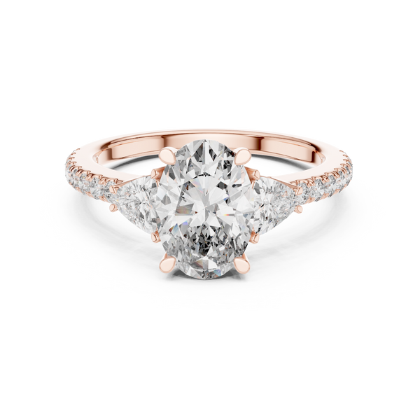 Floating Lily Lab Grown Diamond Tension Ring