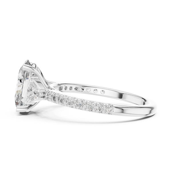 Floating Lily Lab Grown Diamond Tension Ring
