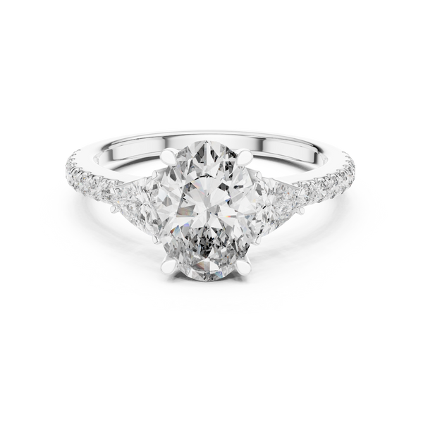 Floating Lily Lab Grown Diamond Tension Ring