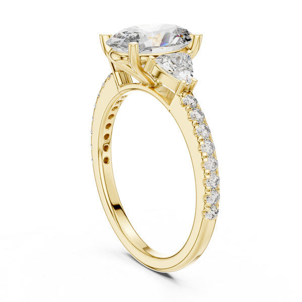 Floating Lily Lab Grown Diamond Tension Ring