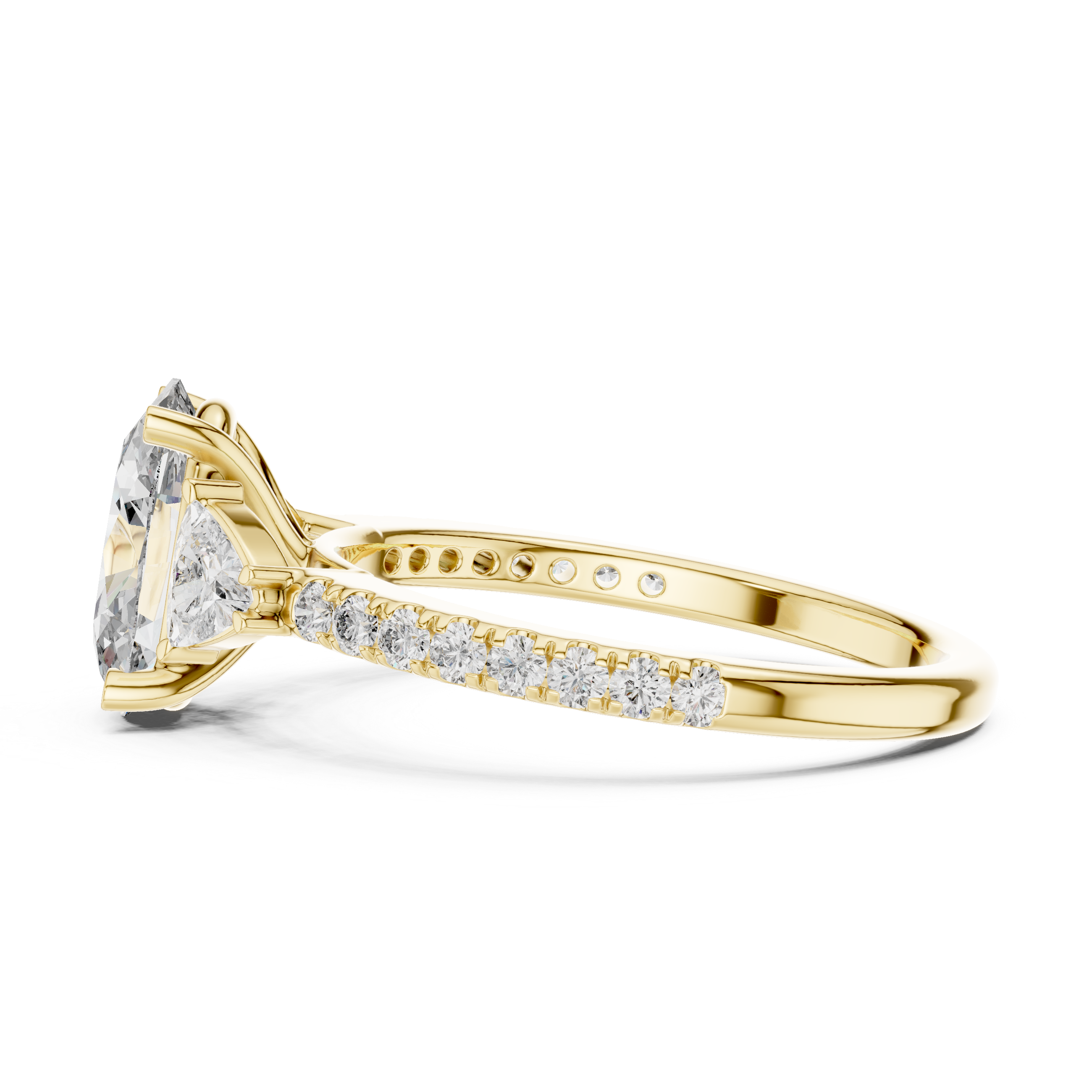 Floating Lily Lab Grown Diamond Tension Ring