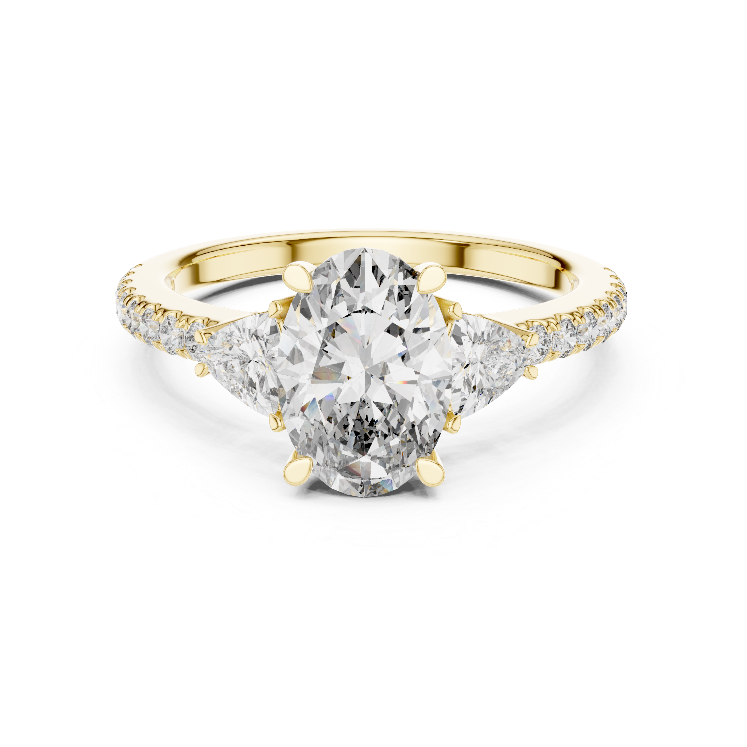 Floating Lily Lab Grown Diamond Tension Ring