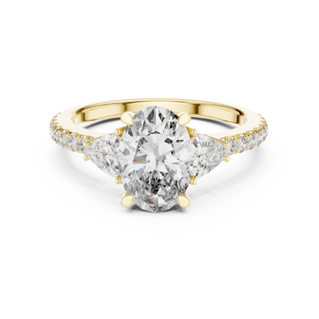 Floating Lily Lab Grown Diamond Tension Ring