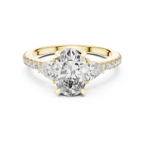 Floating Lily Lab Grown Diamond Tension Ring