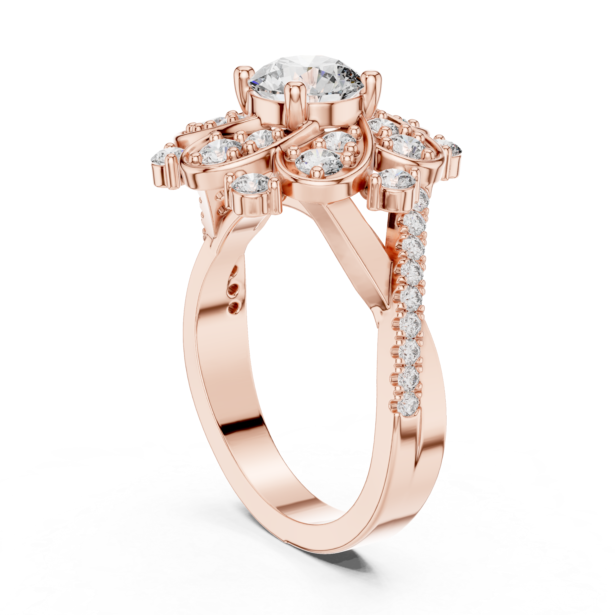 Royal Crest Lab Grown Diamond Princess Ring