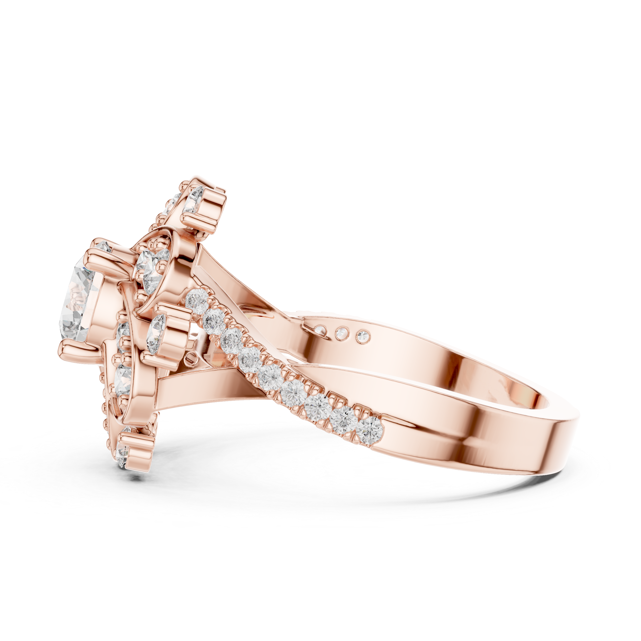 Royal Crest Lab Grown Diamond Princess Ring